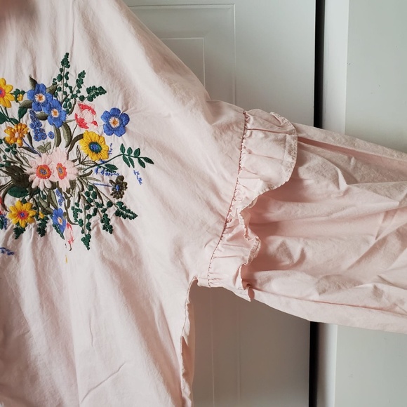 Topshop Floral Blouse - Picture 5 of 5